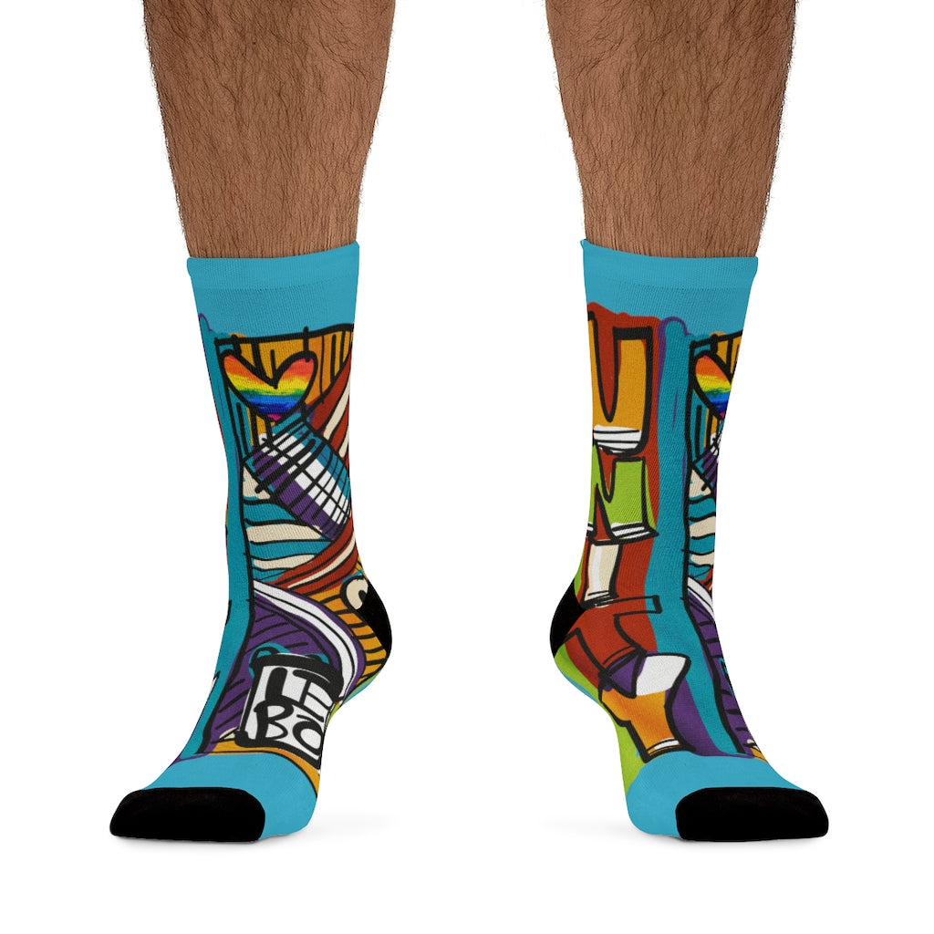 It's All Love - Rainbow Collection- Lebo Tribe Socks